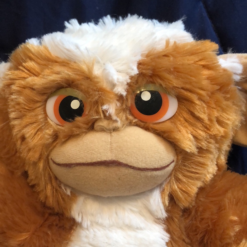Plush Orange and White Stuffed Animal - Soft Cozy Toy